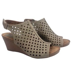 New Euro Sofft Valerie Wedge Cutout Sling backs